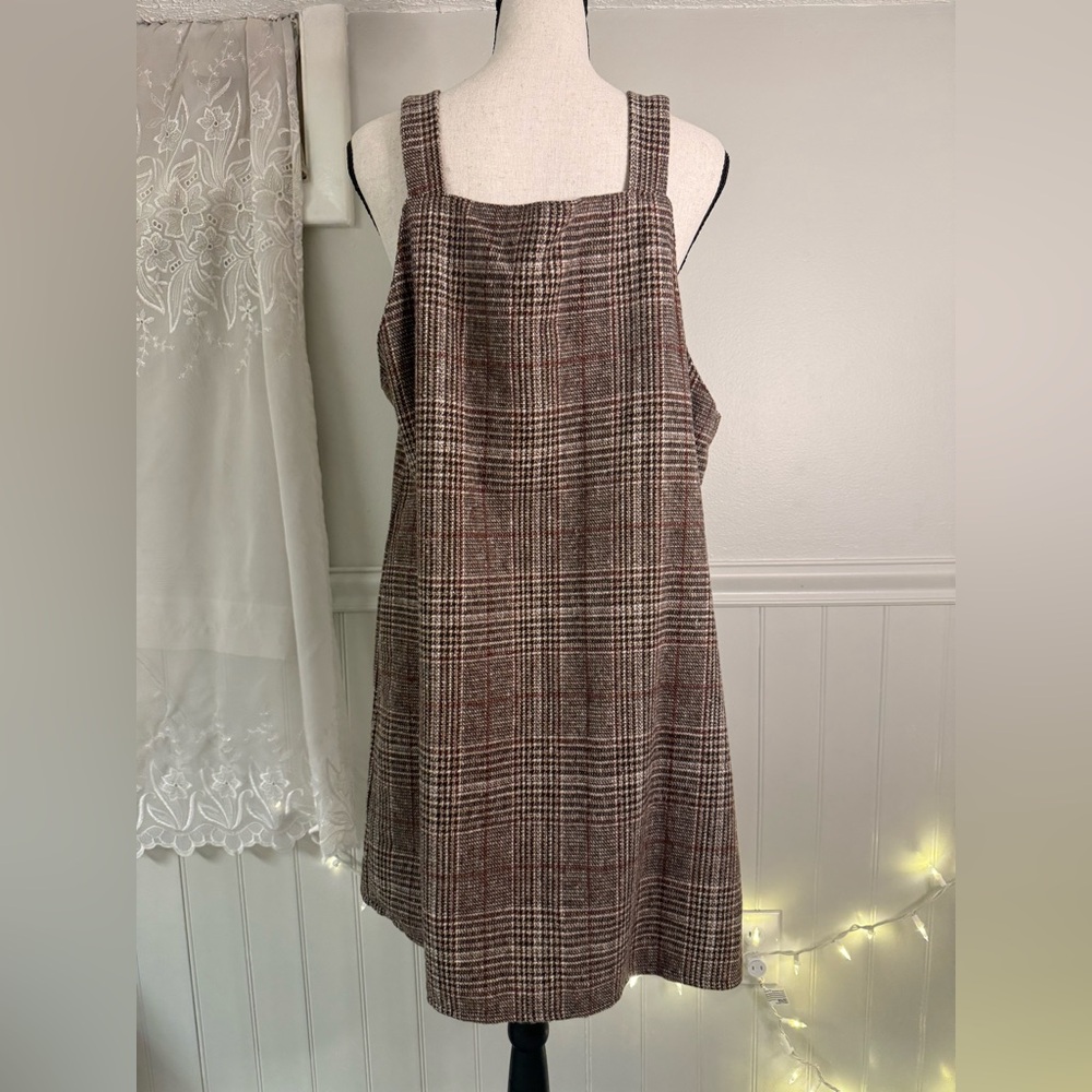 NWOT Plaid Sleeveless Dress - Picture 2 of 3